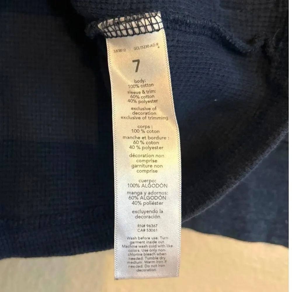 OshKosh B'Gosh Denim Co. Boys Long Sleeve Thermal Shirt Blue 7